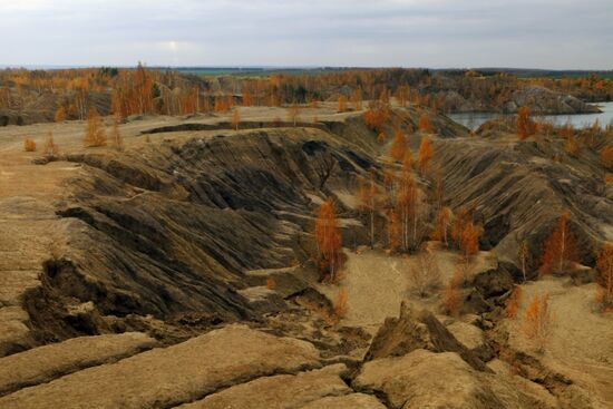 Romantsevskiye Mountains in Tula Region