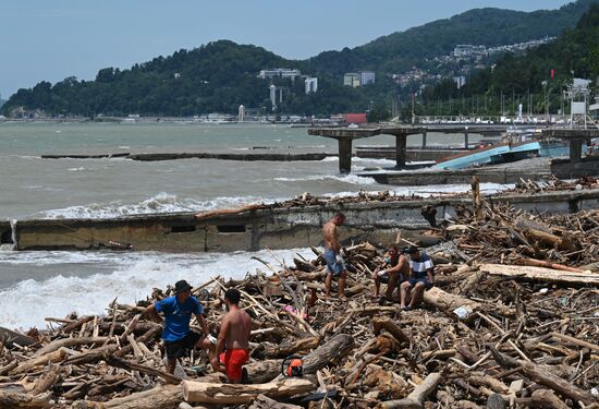 Russia Heavy Rains Aftermath