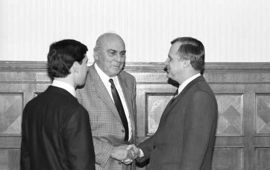 Hans Liebherr visits Soviet Union