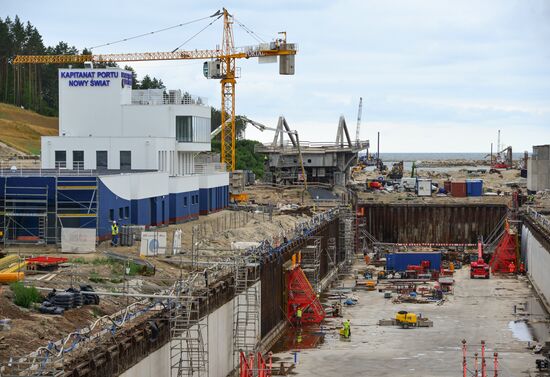 Poland Vistula Spit Сanal Construction