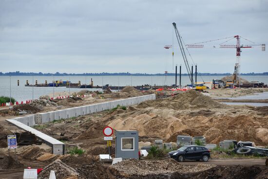 Poland Vistula Spit Сanal Construction