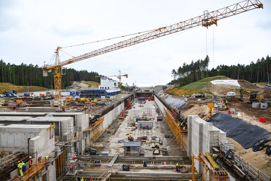 Poland Vistula Spit Сanal Construction