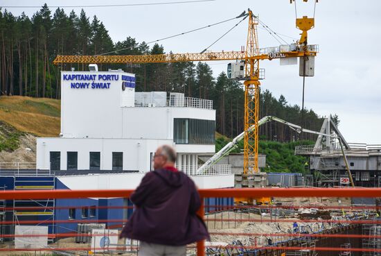Poland Vistula Spit Сanal Construction