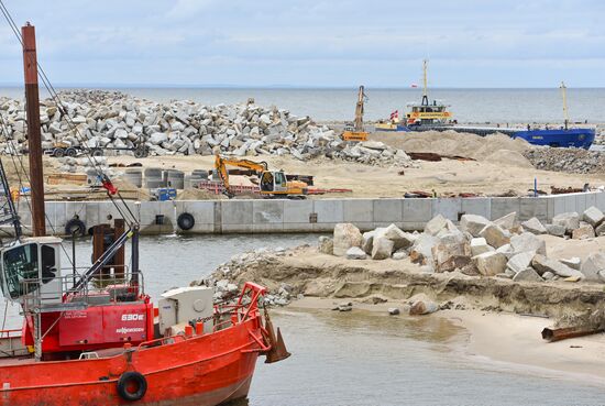 Poland Vistula Spit Сanal Construction