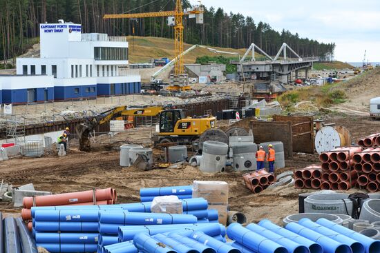 Poland Vistula Spit Сanal Construction