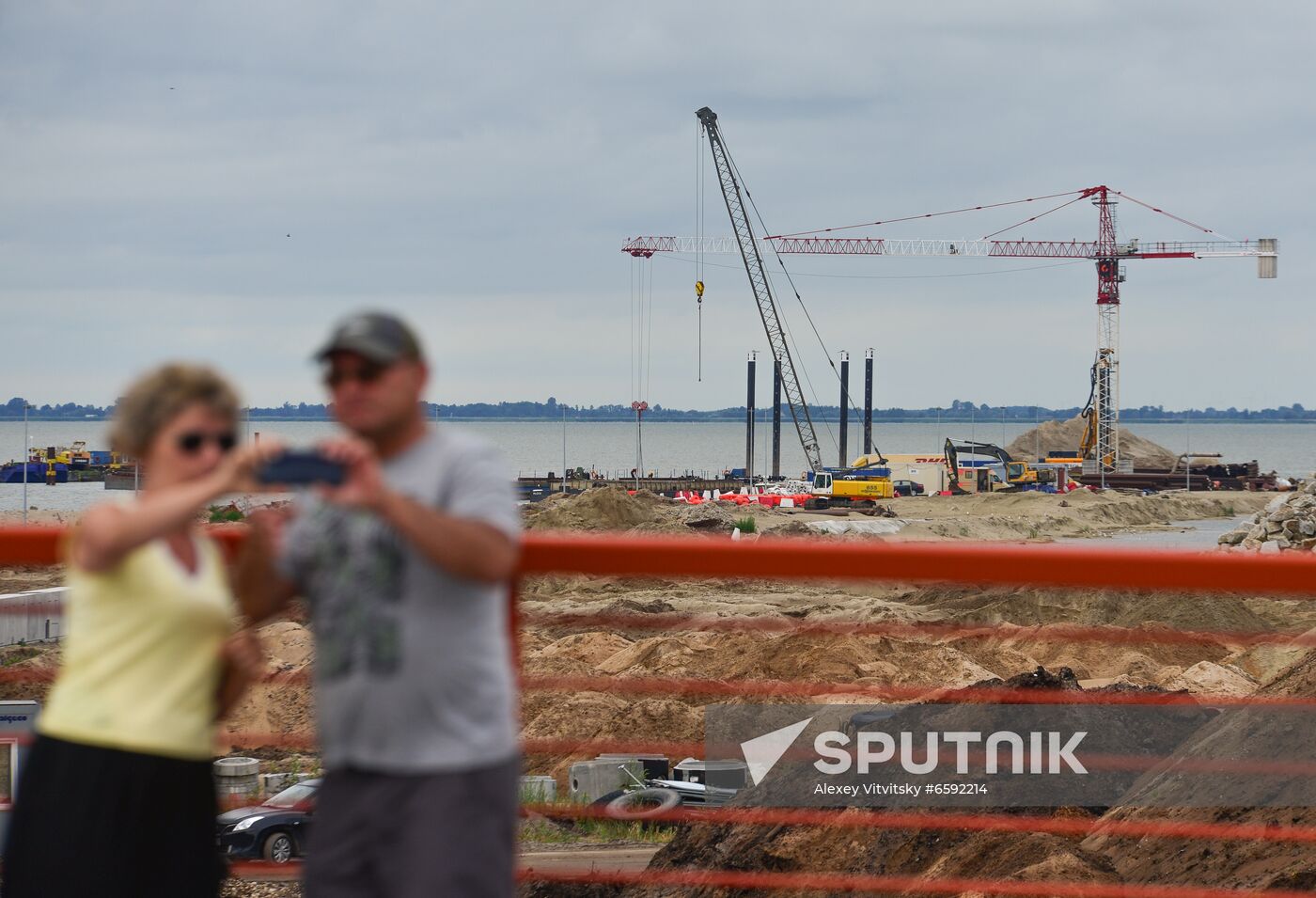 Poland Vistula Spit Сanal Construction