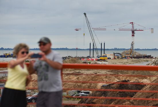 Poland Vistula Spit Сanal Construction