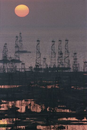 Oil derricks