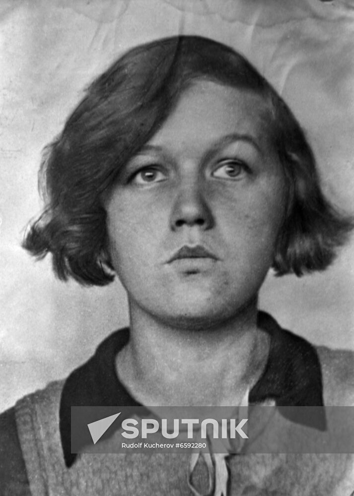 German Communist Max Hoelz's wife Elena Serebrovskaya