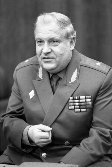 Member of Military Council, Major General Valentin Shcherbakov