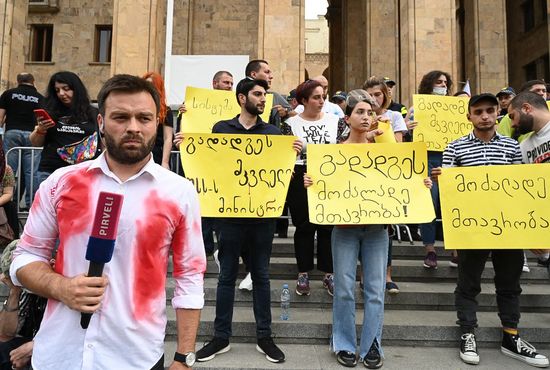 Georgia Anti-Governmental Protest