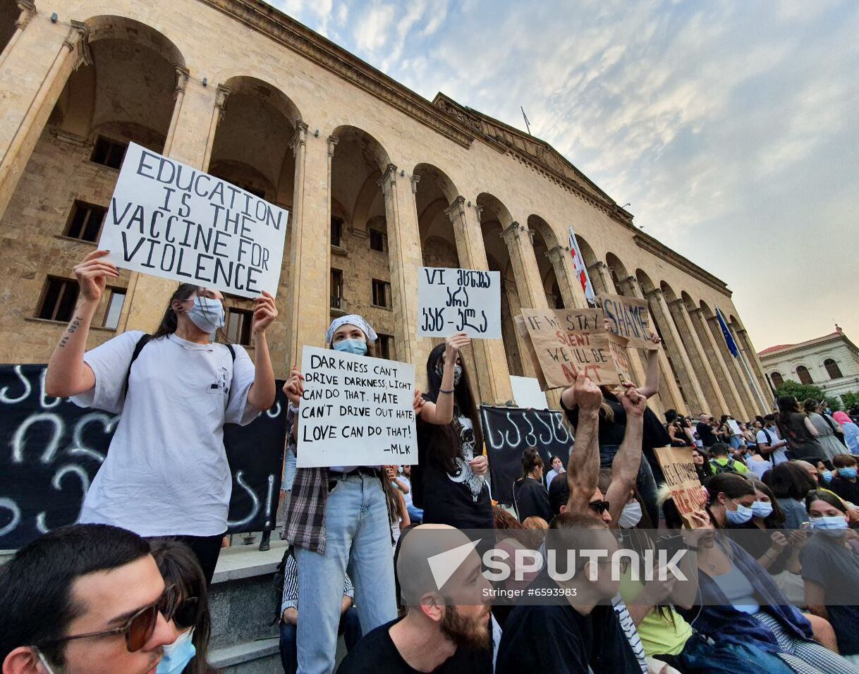 Georgia Anti-Governmental Protest