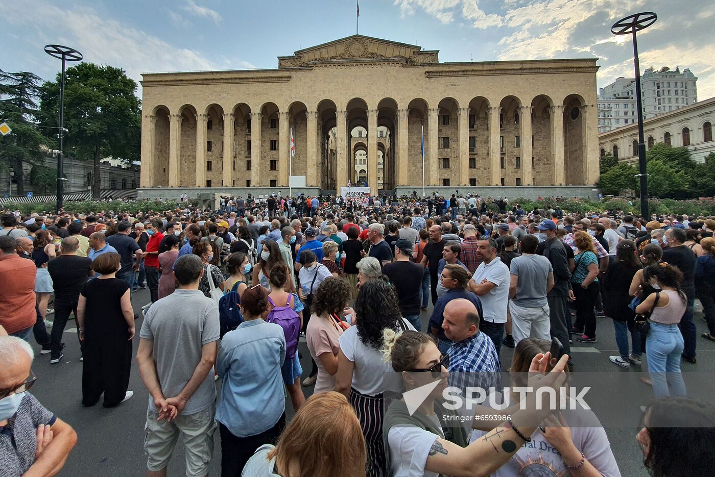 Georgia Anti-Governmental Protest
