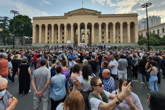 Georgia Anti-Governmental Protest