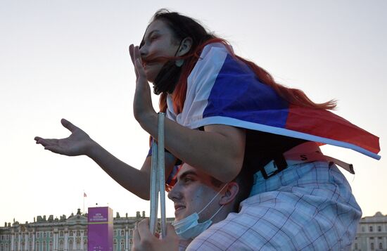 Russia Soccer Euro 2020 Italy - England Broadcasting