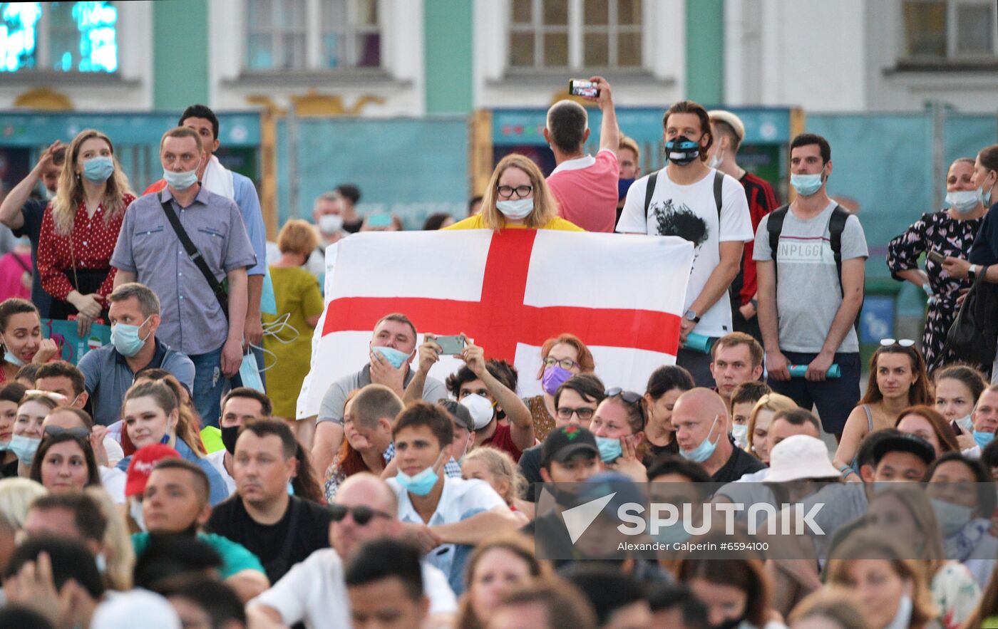 Russia Soccer Euro 2020 Italy - England Broadcasting