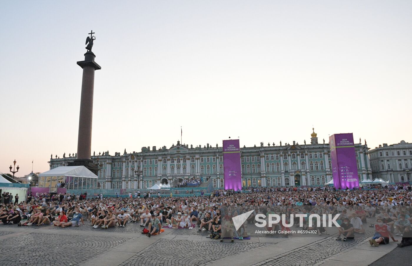 Russia Soccer Euro 2020 Italy - England Broadcasting