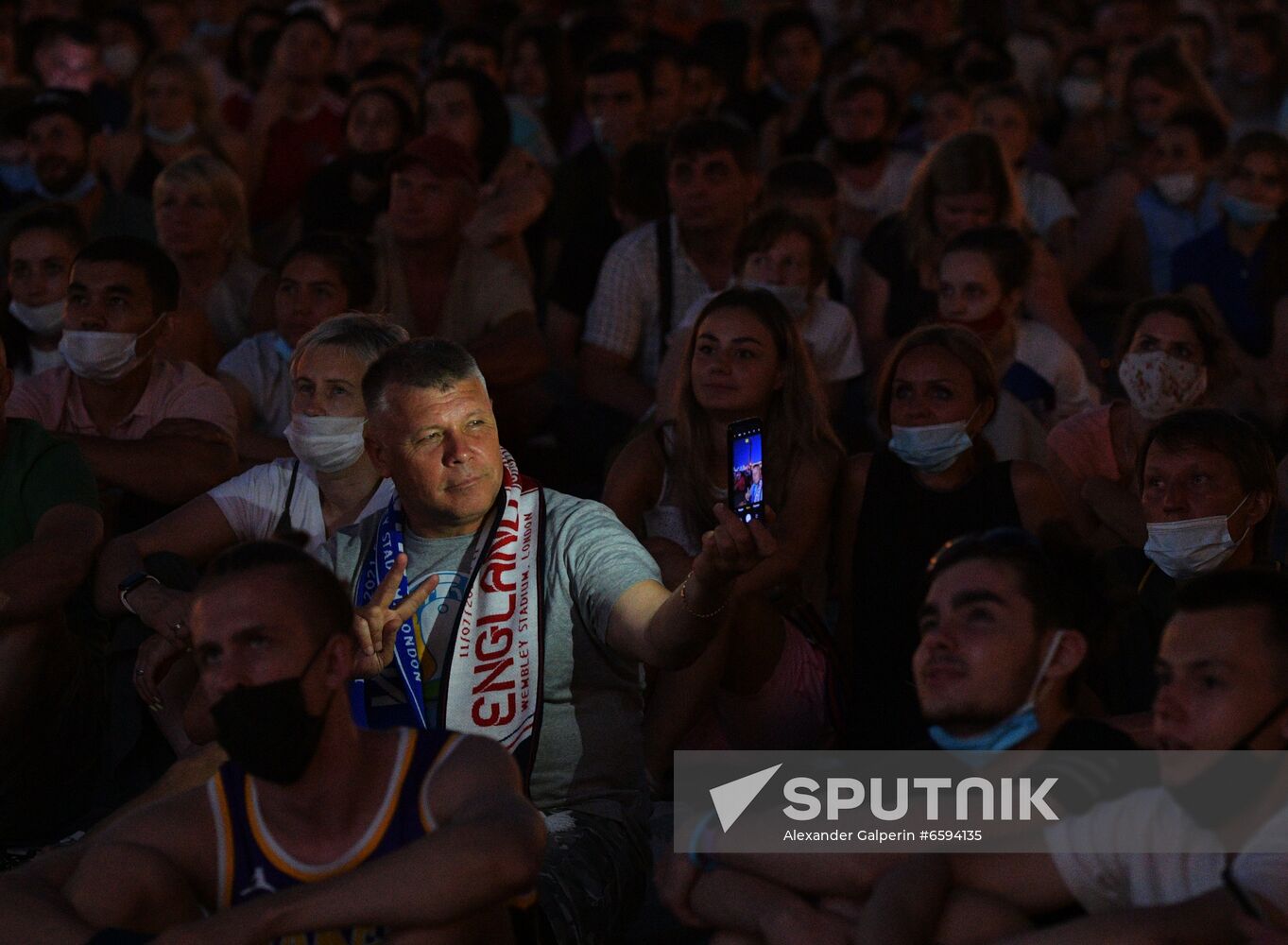 Russia Soccer Euro 2020 Italy - England Broadcasting