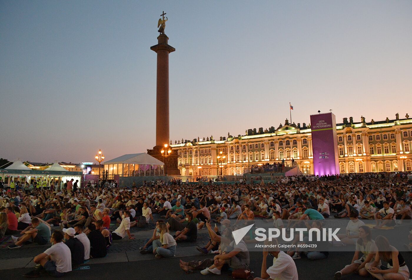 Russia Soccer Euro 2020 Italy - England Broadcasting