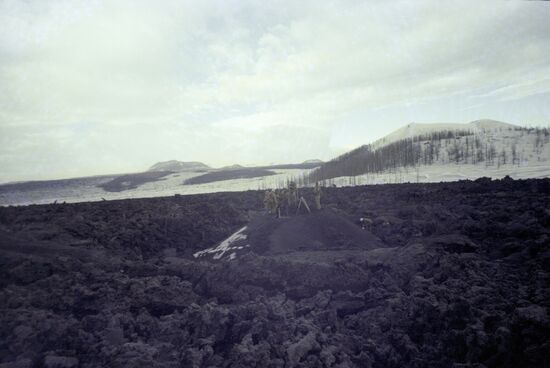 Tolbachik Volcano in Kamchatka Territory