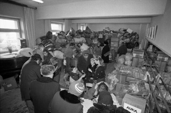 Union republics help Armenia