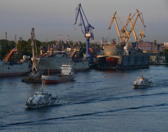 Russia Navy Day Parade Rehearsal