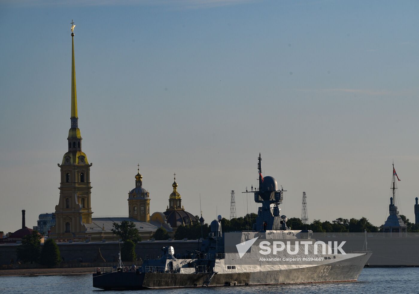 Russia Navy Day Parade Rehearsal