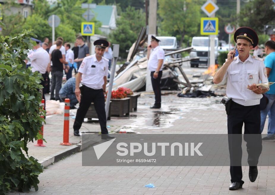 Russia Gas Explosion