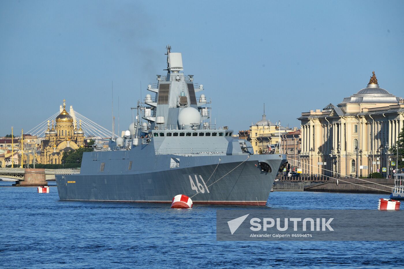 Russia Navy Day Parade Rehearsal
