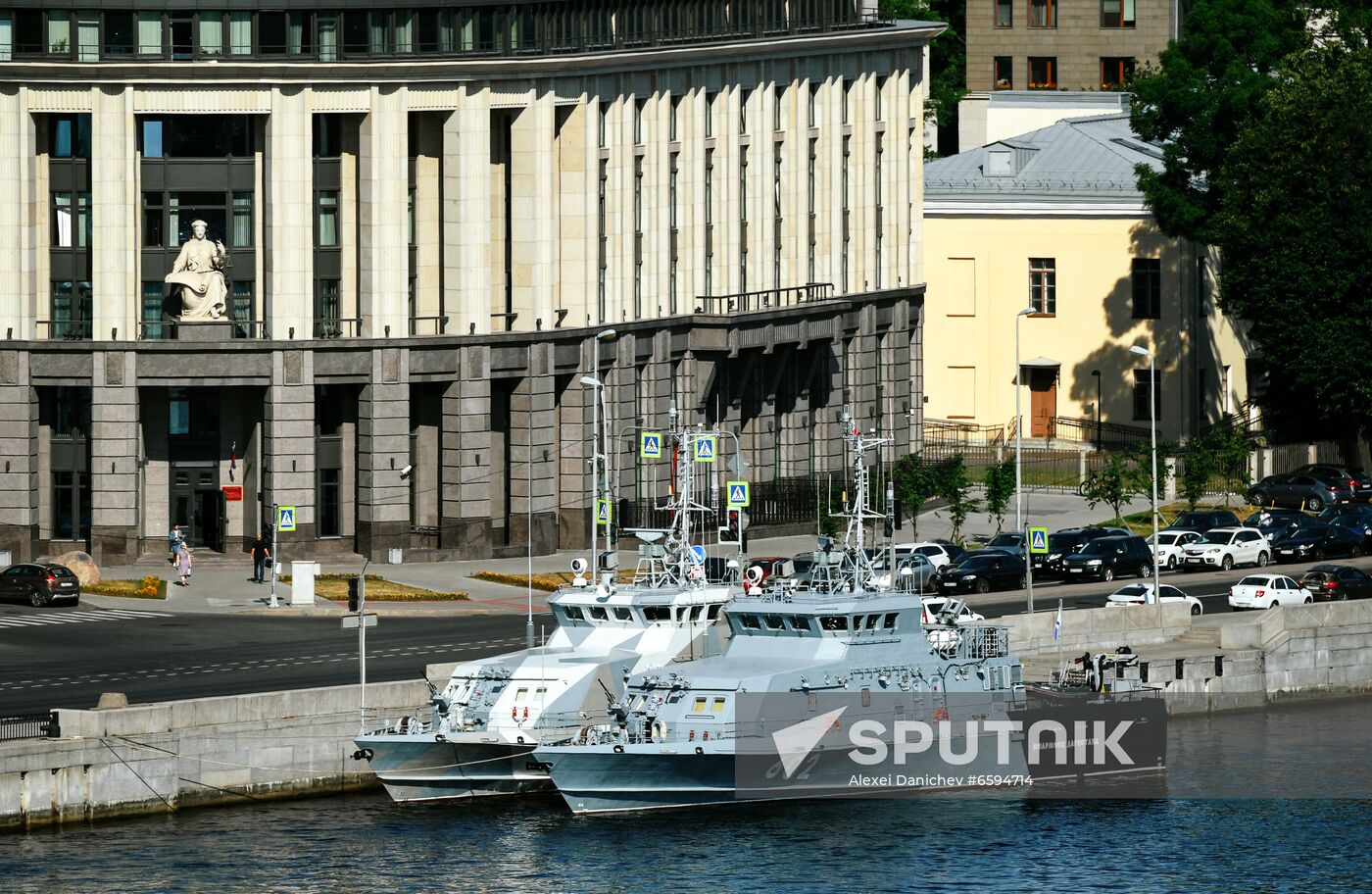 Russia Navy Day Parade Rehearsal