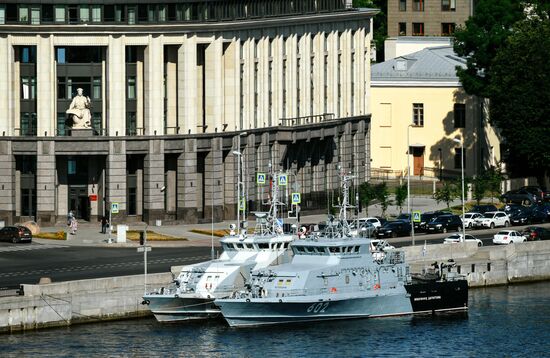Russia Navy Day Parade Rehearsal