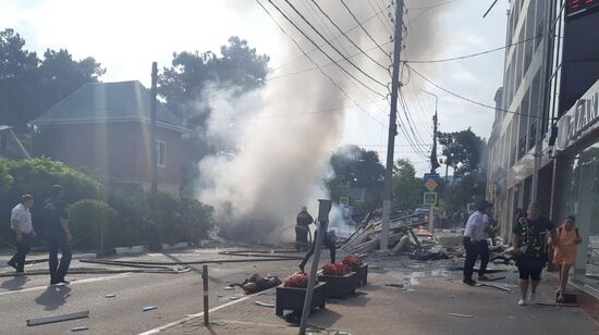 Russia Gas Explosion
