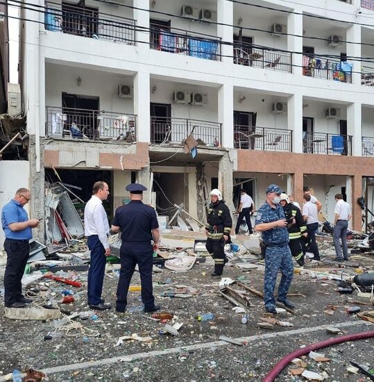 Russia Gas Explosion
