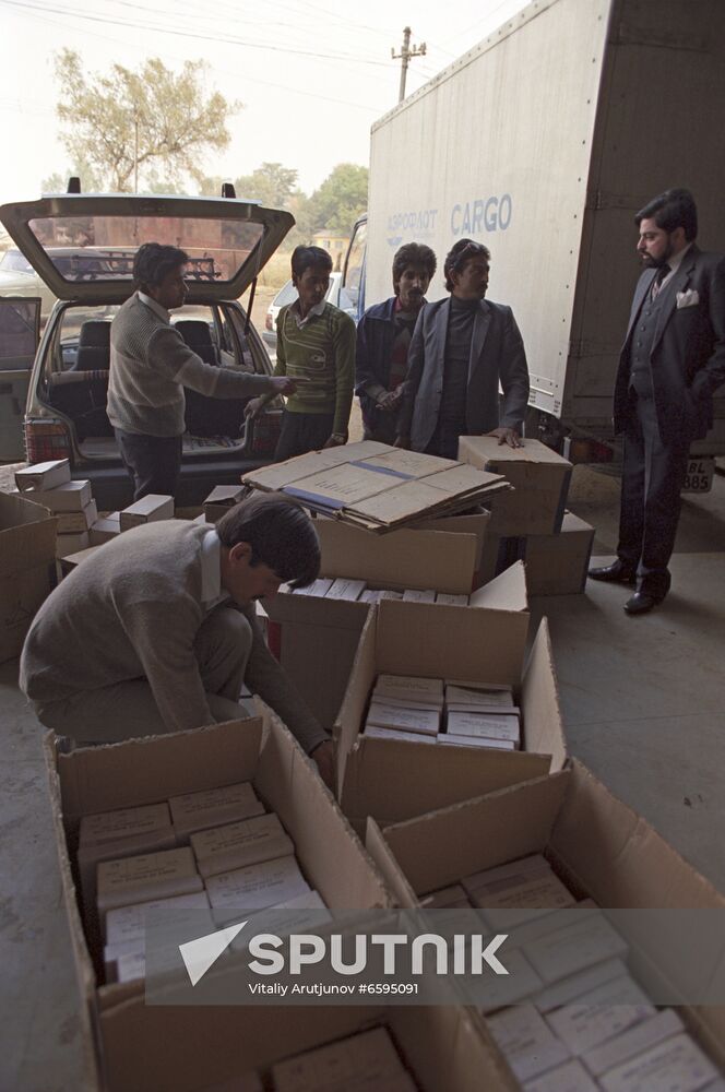 India's aid to earthquake victims in Armenia