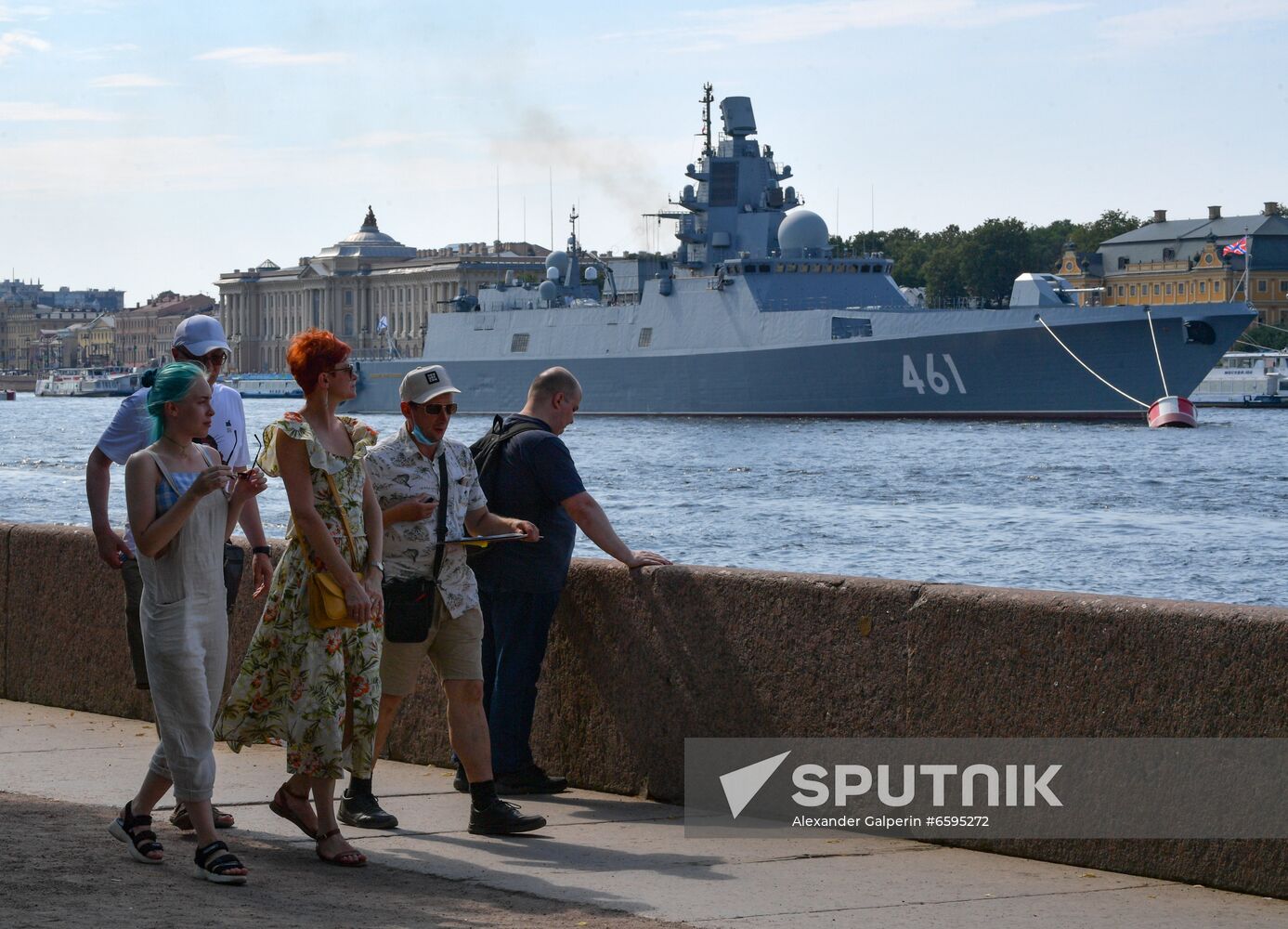 Russia Navy Day Parade Rehearsal