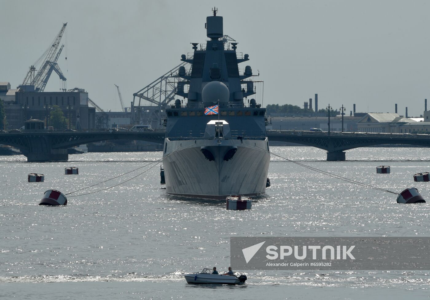 Russia Navy Day Parade Rehearsal