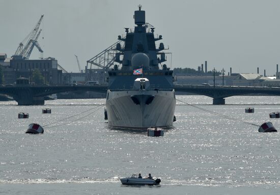 Russia Navy Day Parade Rehearsal