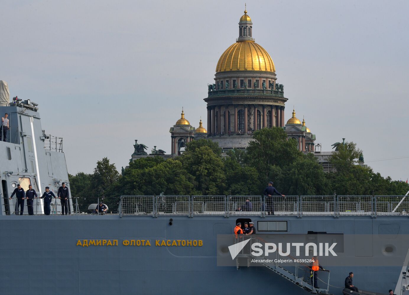 Russia Navy Day Parade Rehearsal