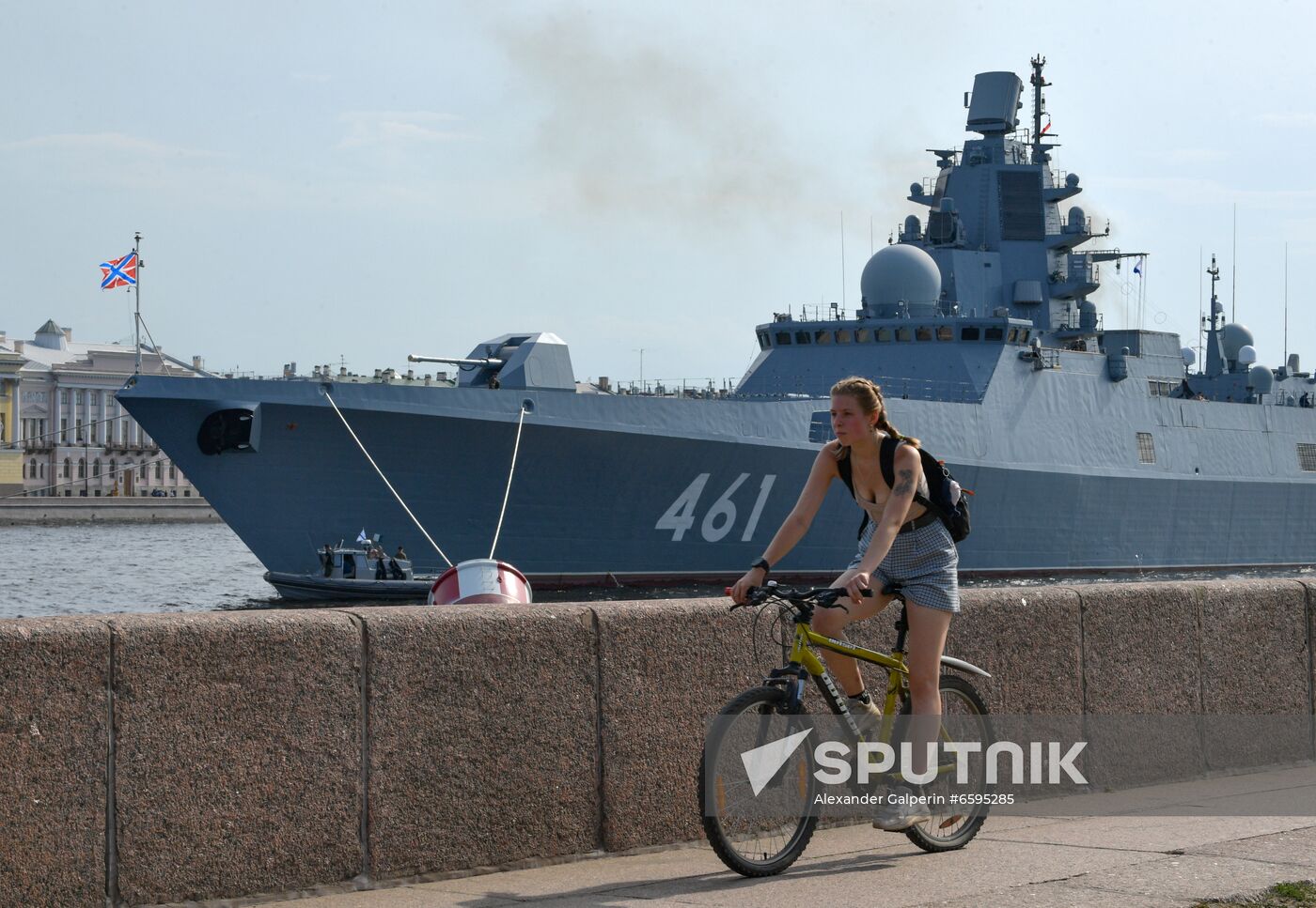 Russia Navy Day Parade Rehearsal