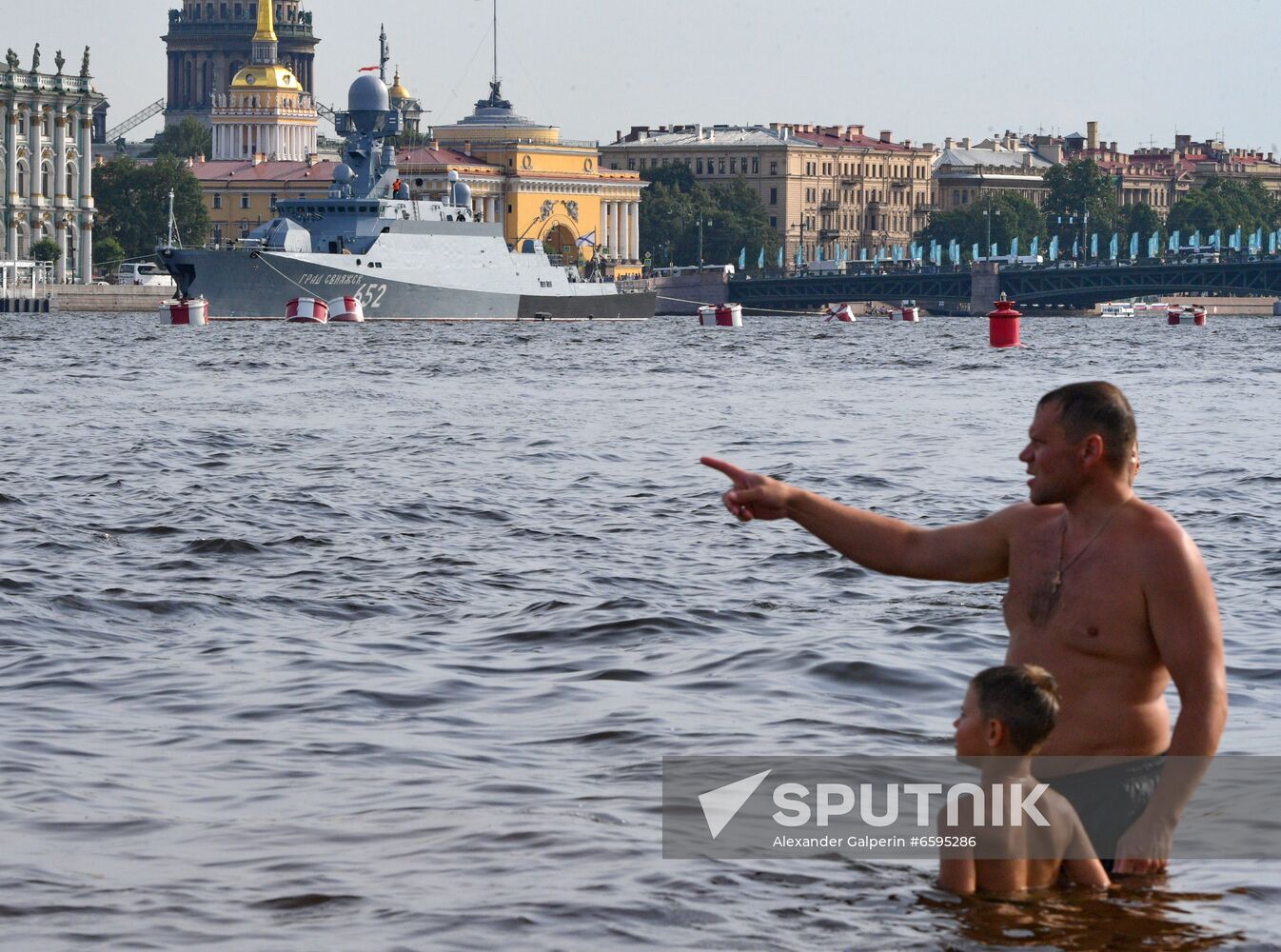 Russia Navy Day Parade Rehearsal