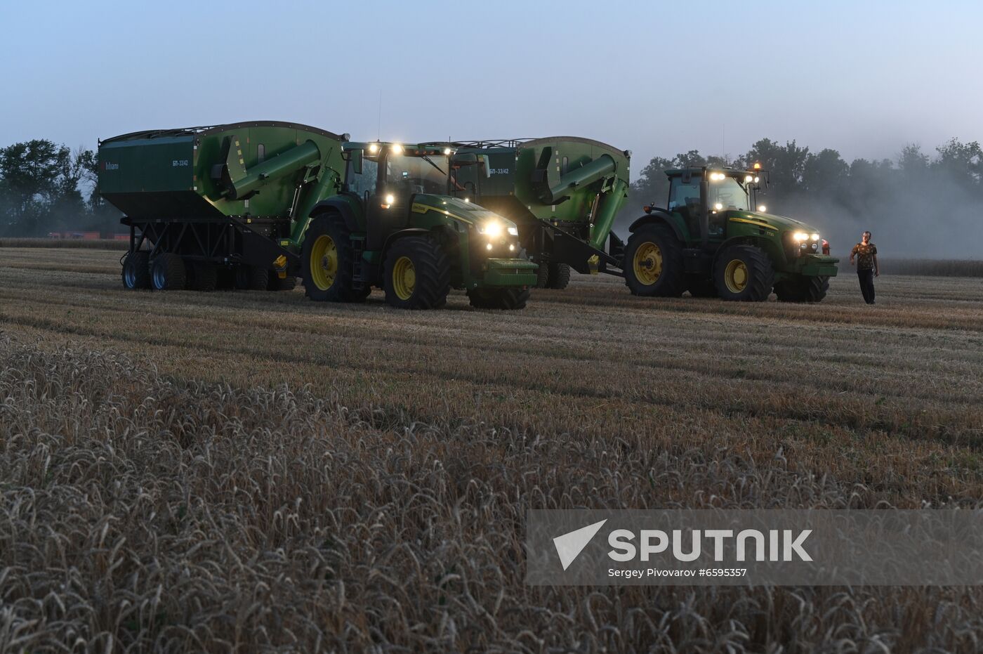 Russia Agriculture Wheat Harvesting