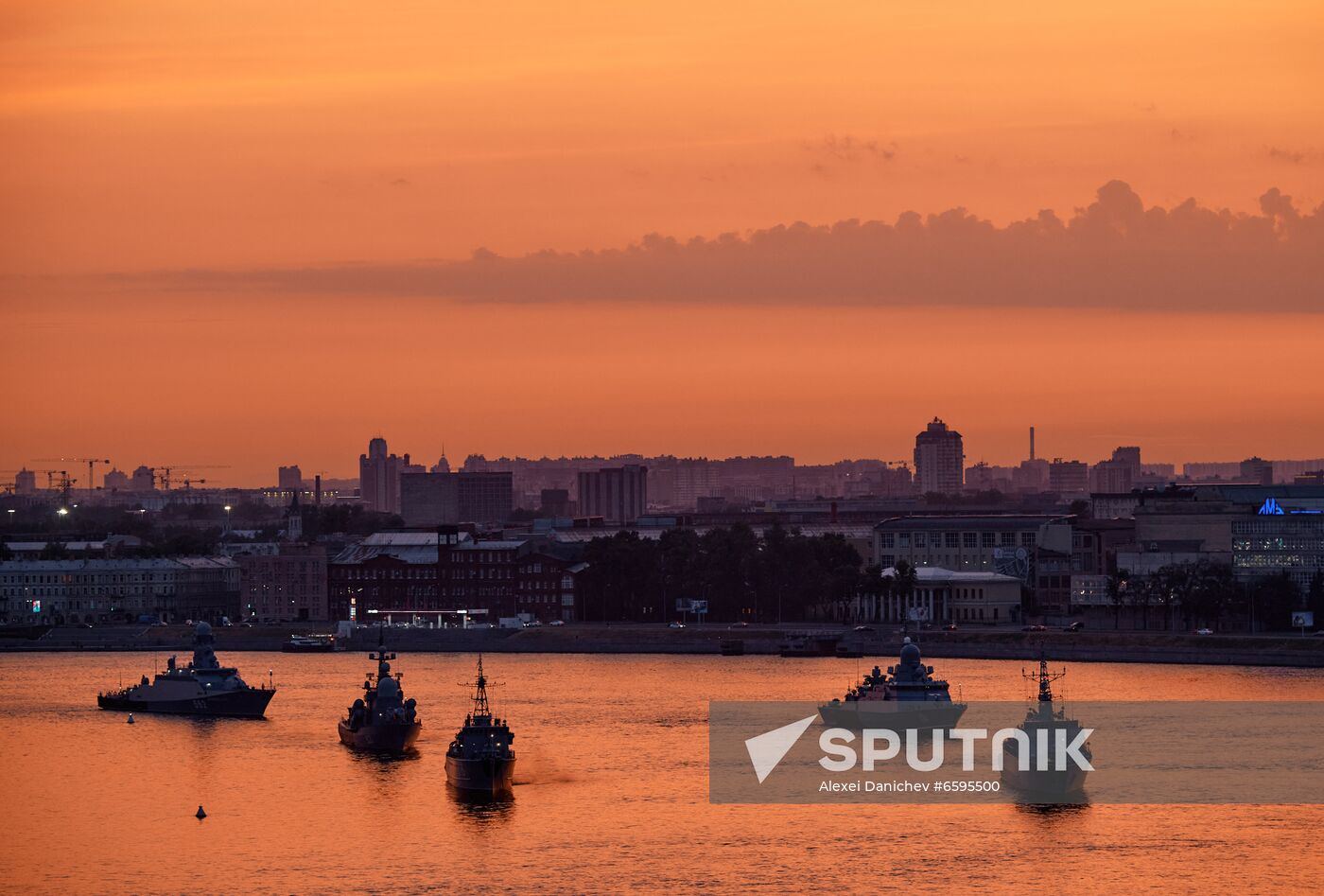 Russia Navy Day Parade Rehearsal