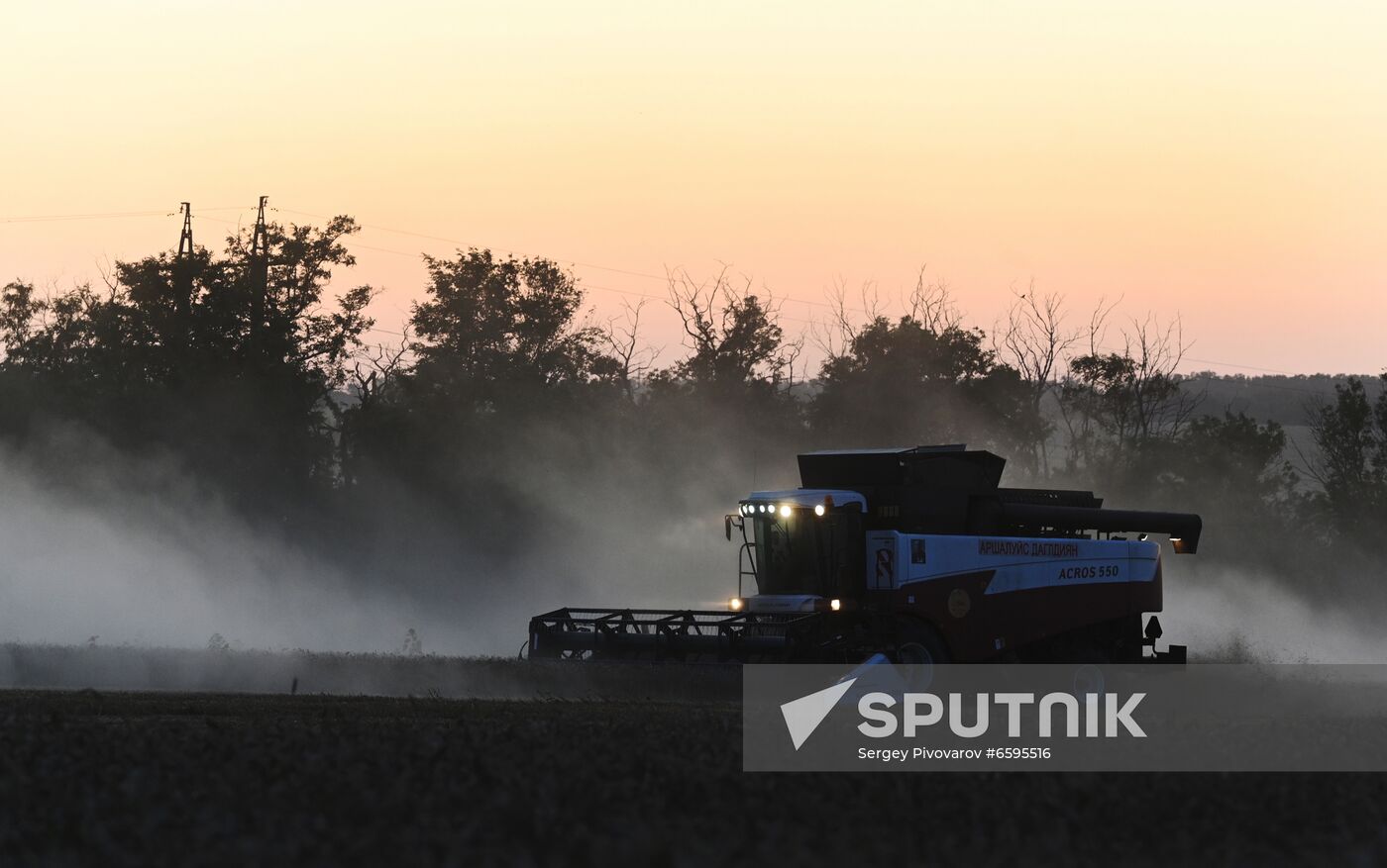 Russia Agriculture Wheat Harvesting