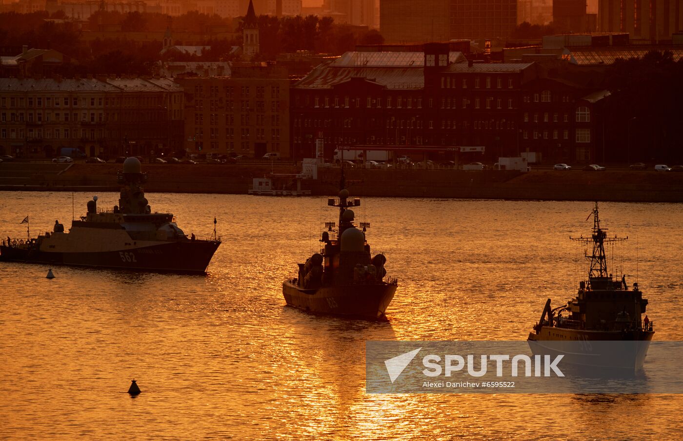 Russia Navy Day Parade Rehearsal