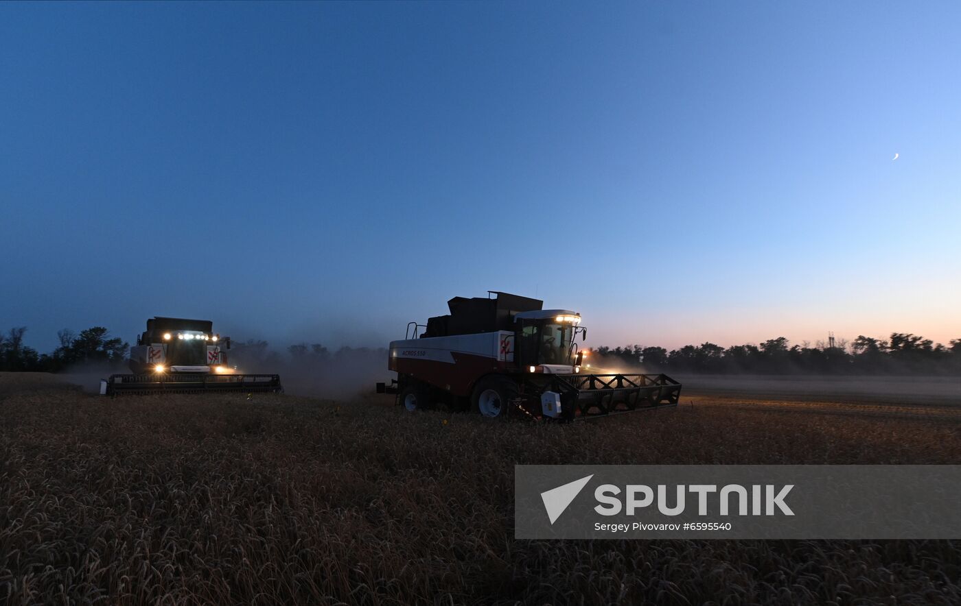 Russia Agriculture Wheat Harvesting