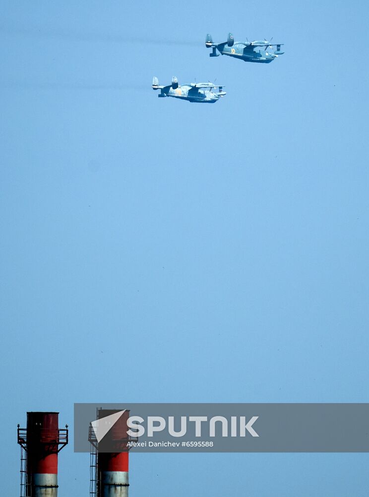 Russia Navy Day Parade Rehearsal