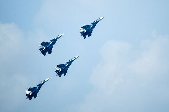 Russia Navy Day Parade Rehearsal