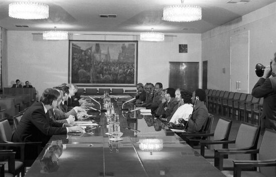Ethiopian parliamentary delegation's visit to USSR