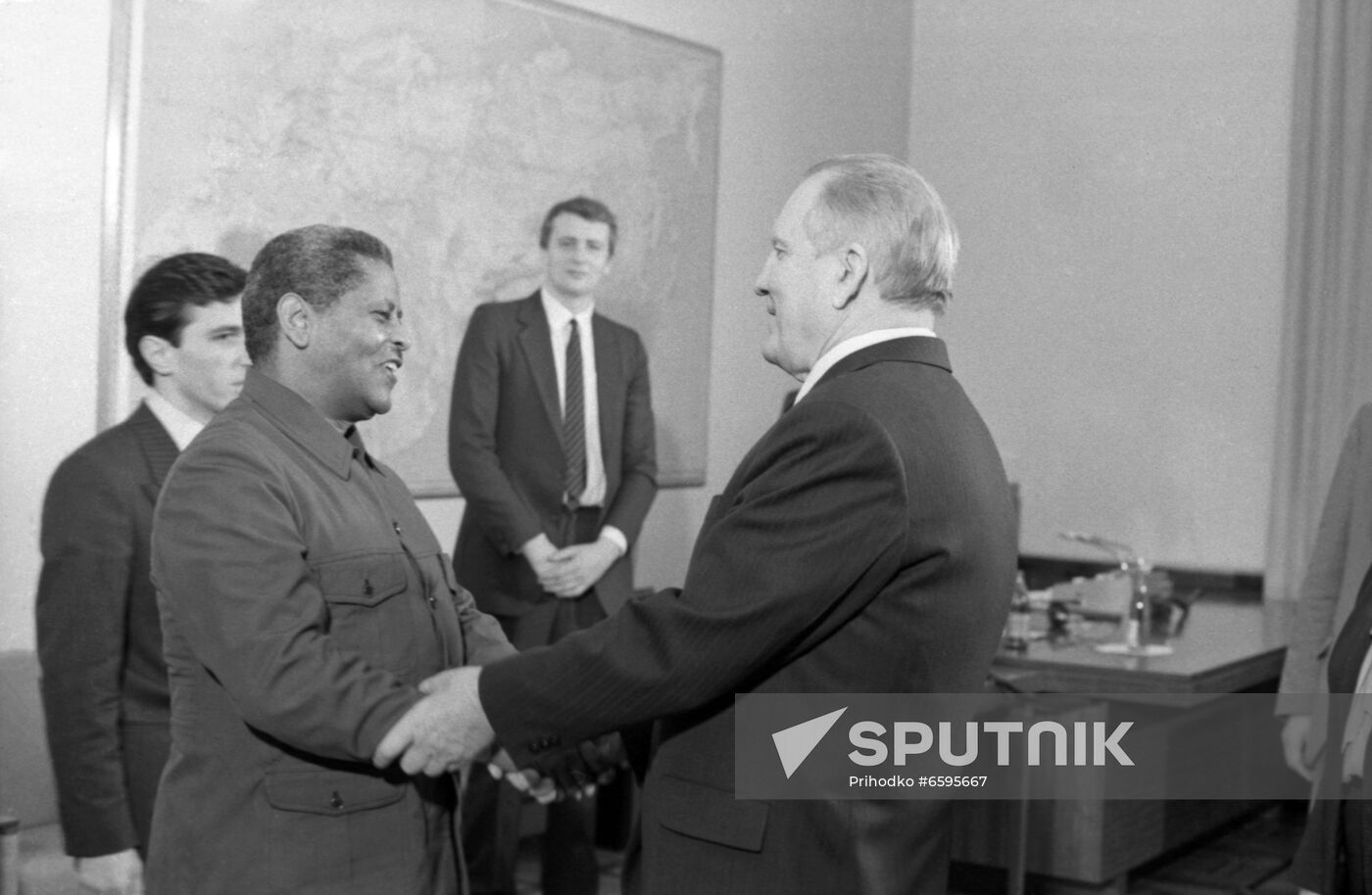 Ethiopian parliamentary delegation's visit to USSR