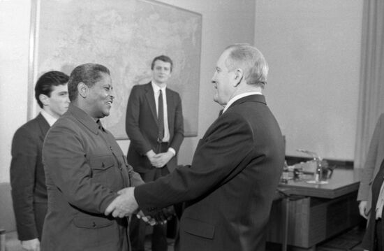 Ethiopian parliamentary delegation's visit to USSR